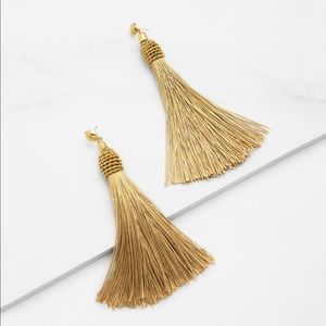 Golden Tassel Earrings!!